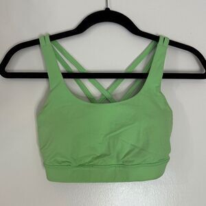 Lululemon Lime Green Energy Bra